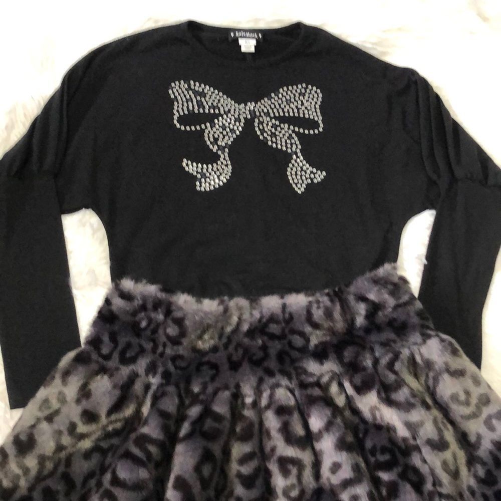 Kate Mack Rhinestone Bow Top, Size 6X - Picture 5 of 10